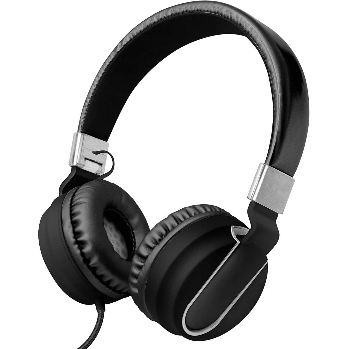 Adjustable Headband On-Ear Headphones with Built-in Mic DailySale