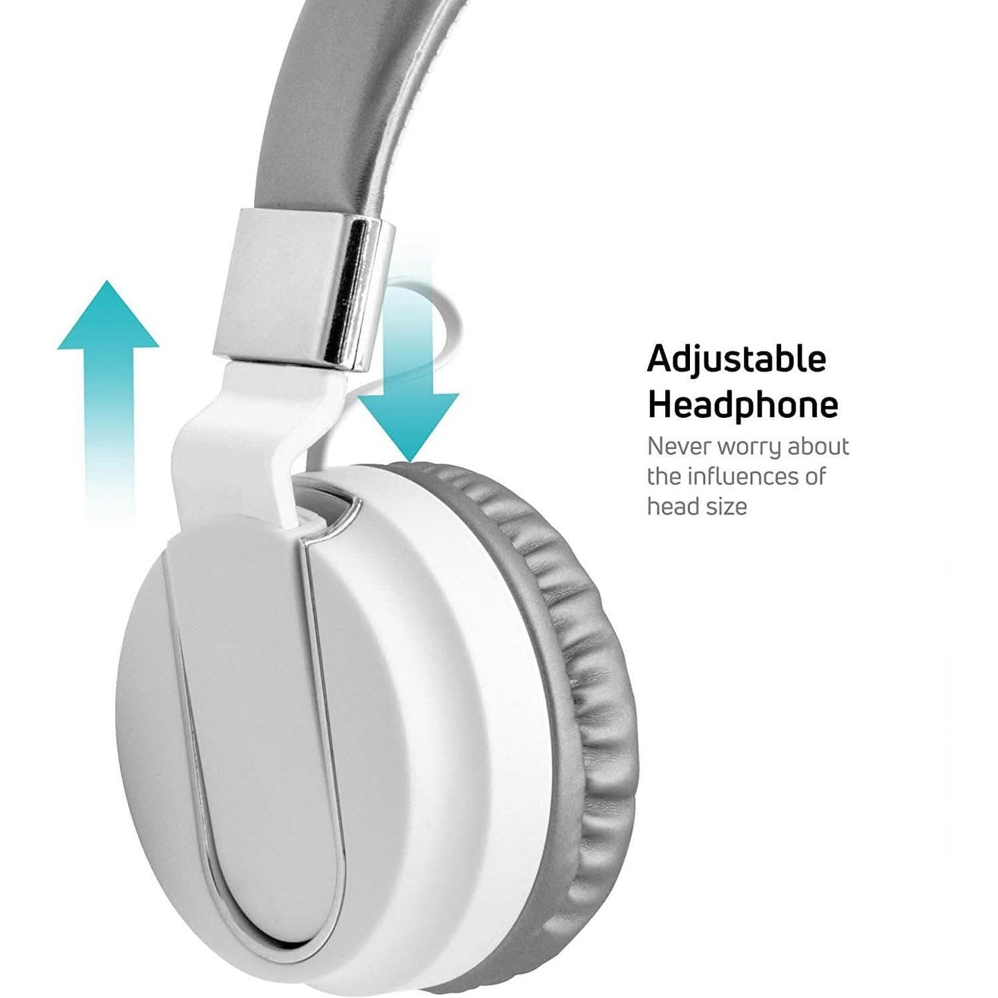 Adjustable Headband On-Ear Headphones with Built-in Mic DailySale