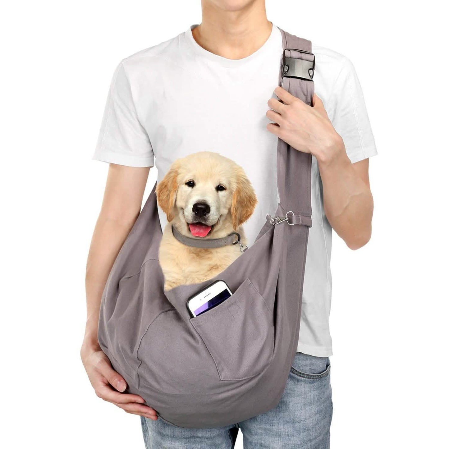 Adjustable Pet Sling Carrier DailySale