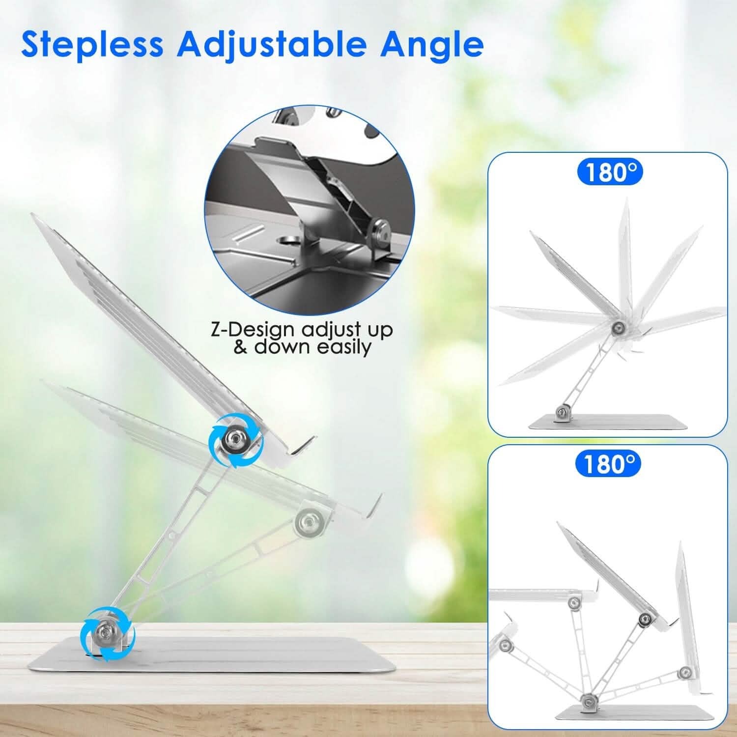 Adjustable Stepless Angle Laptop Stand Riser DailySale