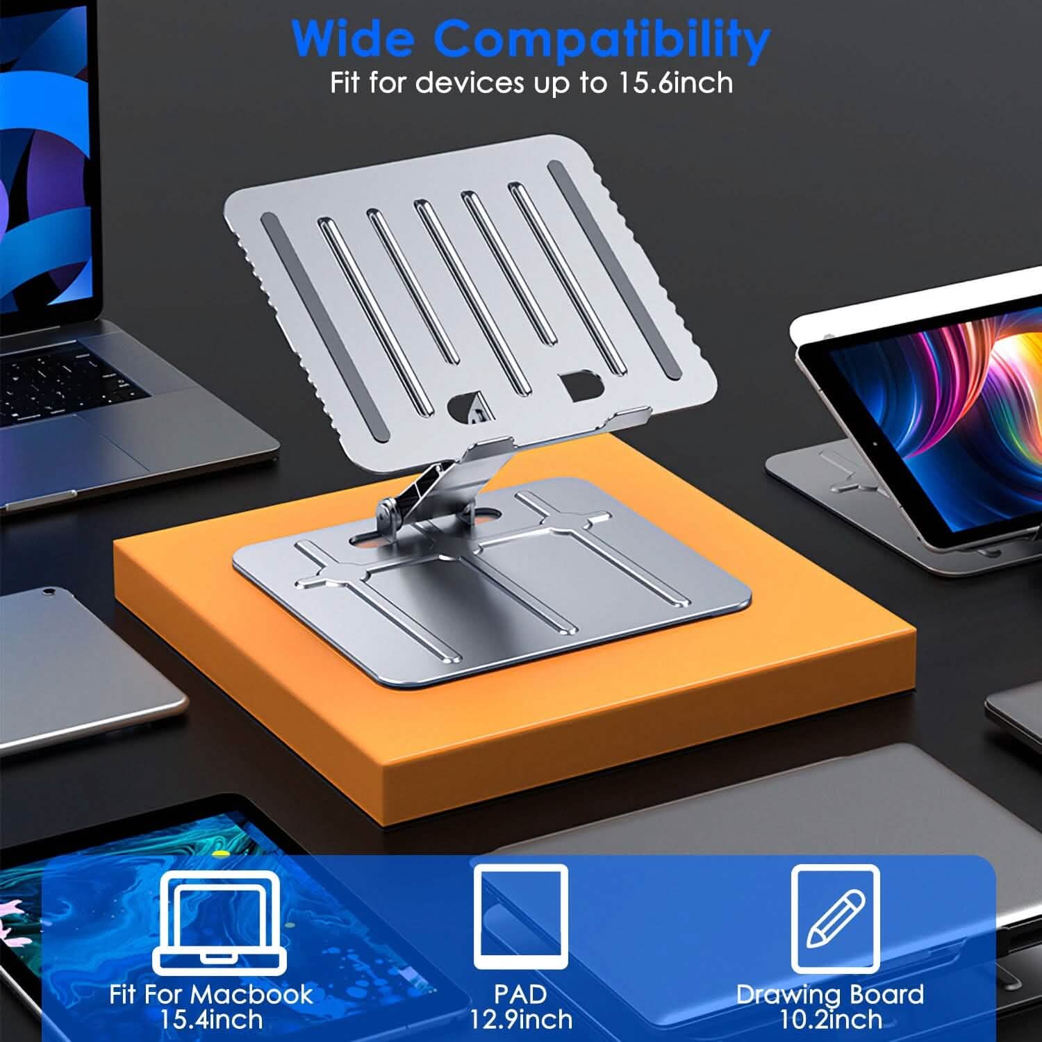 Adjustable Stepless Angle Laptop Stand Riser DailySale
