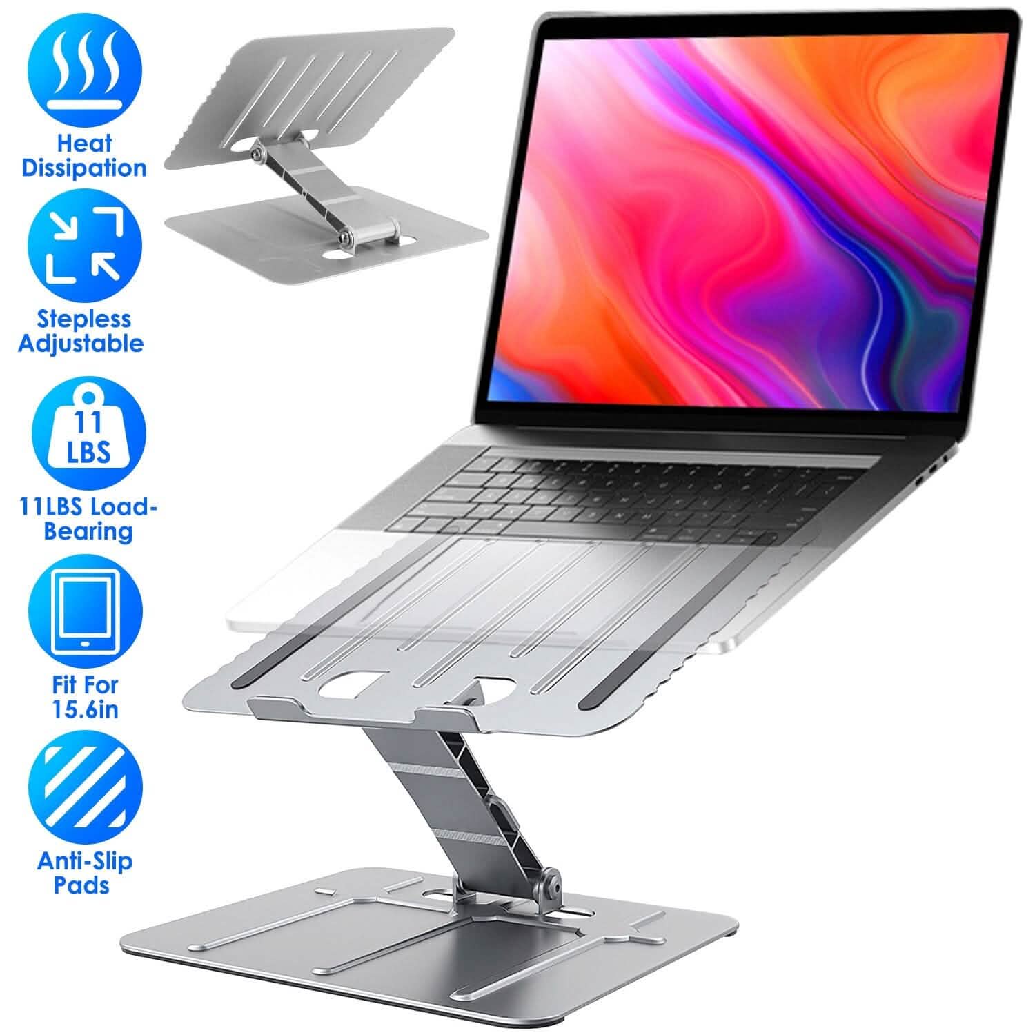 Adjustable Stepless Angle Laptop Stand Riser DailySale