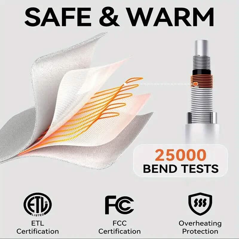 Adjustable Temperature Heating Pad with Timer DailySale