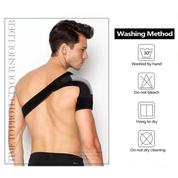 Adlikes Shoulder Support Adjustable Shoulder Wrap Belt Band Gym Sport Brace DailySale