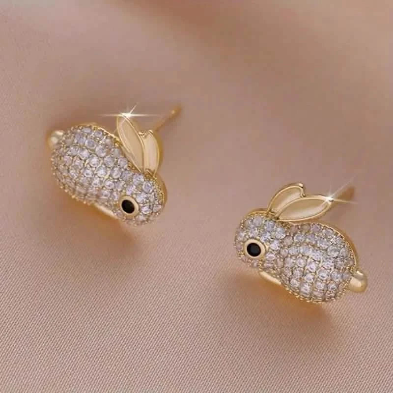 Adorable Rabbit-shaped Earrings DailySale