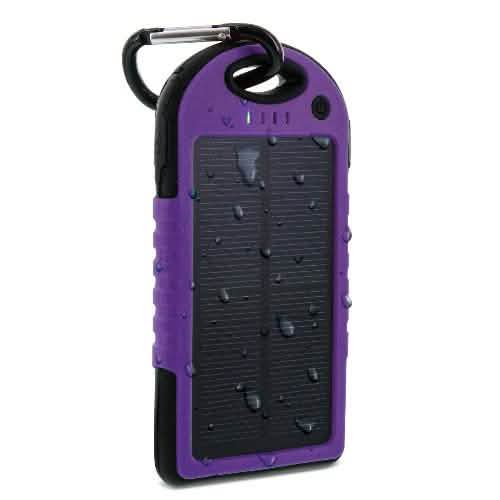 Aduro Powerup Solar 6,000 mAh Portable Backup Battery DailySale