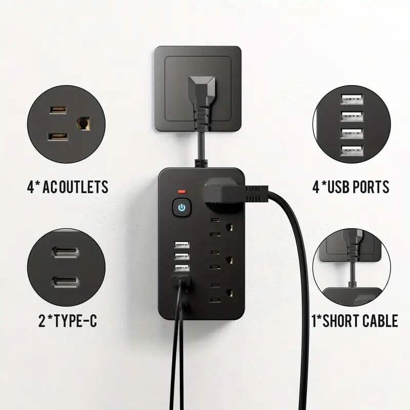 Advanced 10-in-1 Multi-Plug Power Strip DailySale
