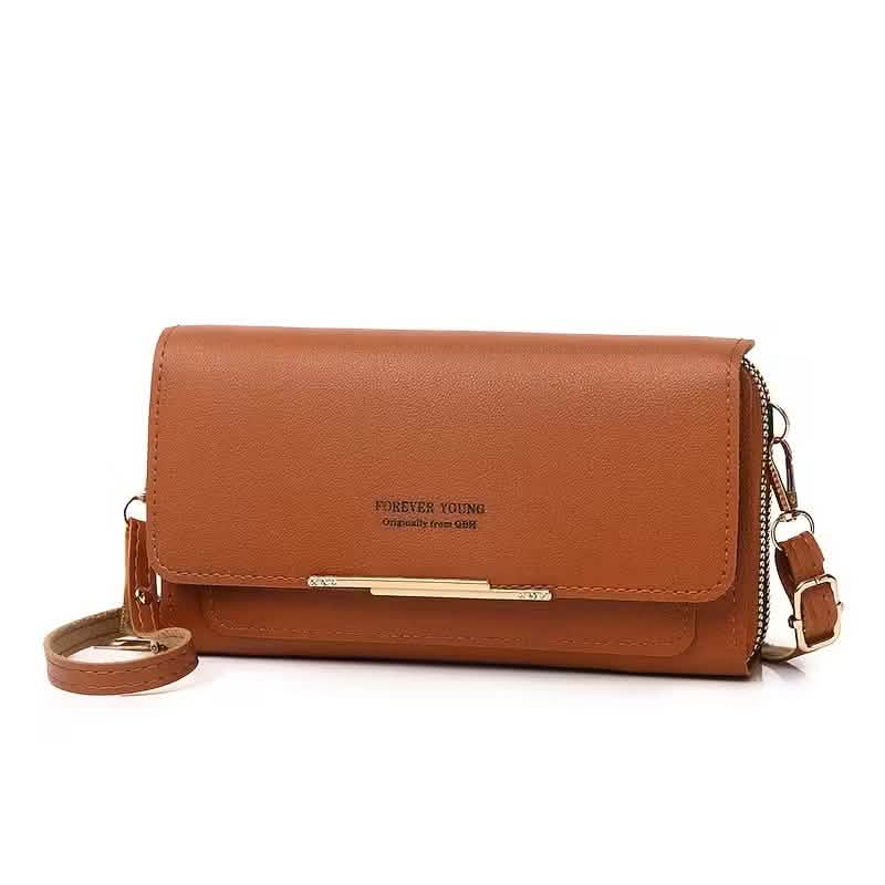 Vegan Messenger Bag – Lightweight Large Shoulder Bag with Detachable Organizer DailySale