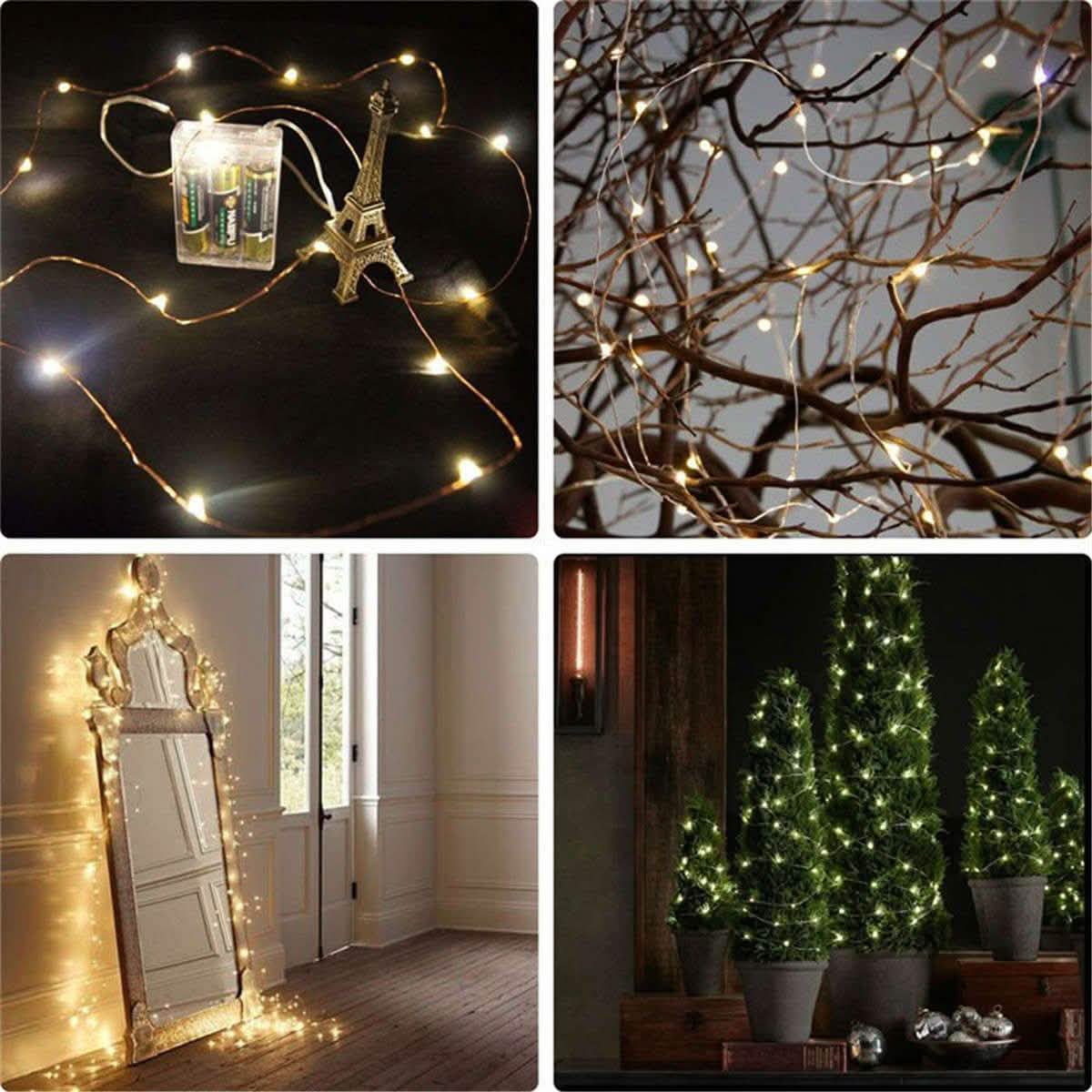AGPtek 16.5FT 50 Individual LED String Lights Waterproof DailySale