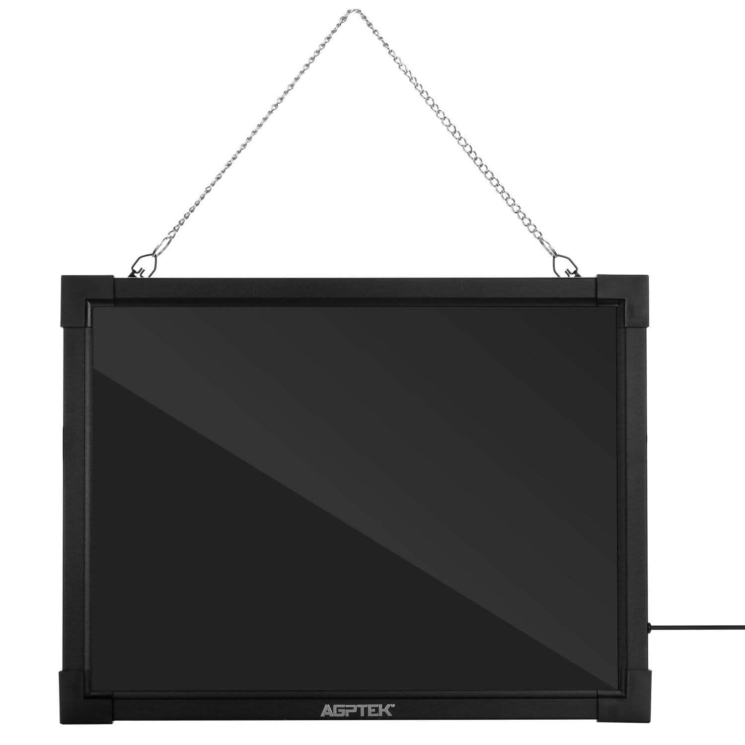 AGPtek 24"×16" LED Message Board Illuminated Erasable with Remote Control DailySale