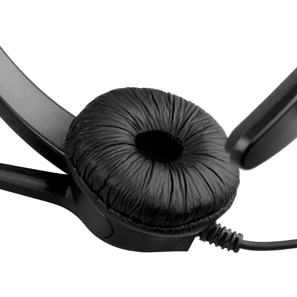AGPtEK Call Center Hands-Free Noise Cancelling Corded Monaural Headset with Mic Mircrophone DailySale