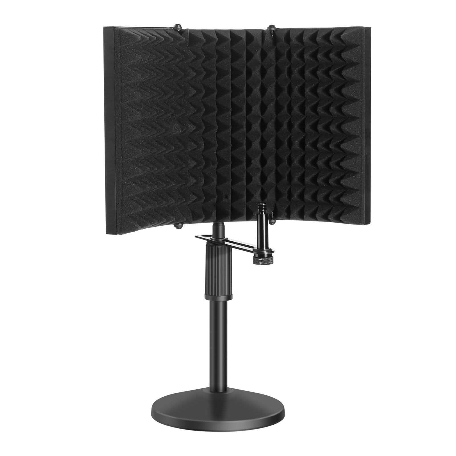 AGPtEK Compact Microphone Isolation Shield+Desk Mic Stand DailySale