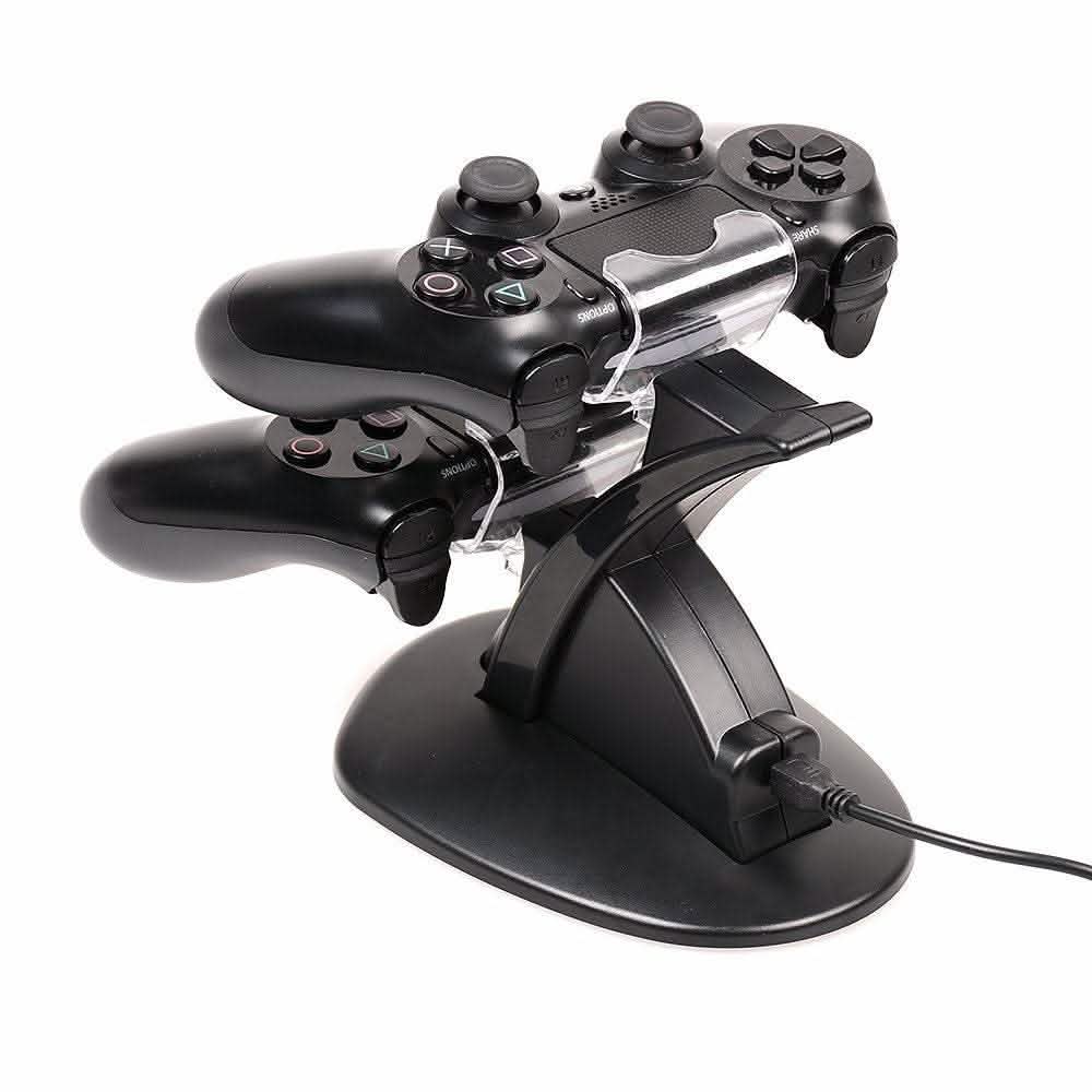AGPtek Dual USB Charger Charging Docking Station Stand for Sony Playstation 4 PS4 Controller DailySale