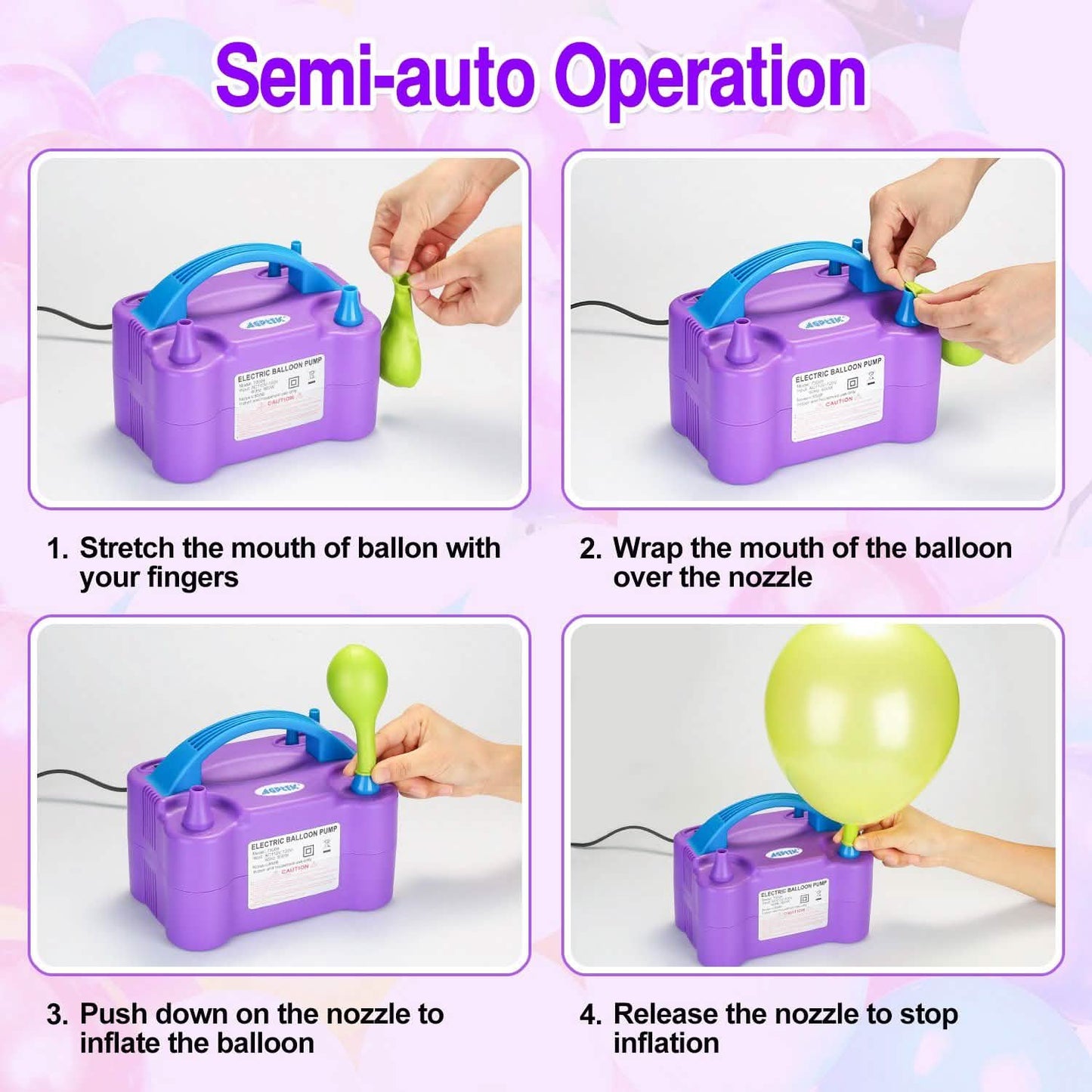 AGPTEK Electric Air Balloon Pump DailySale