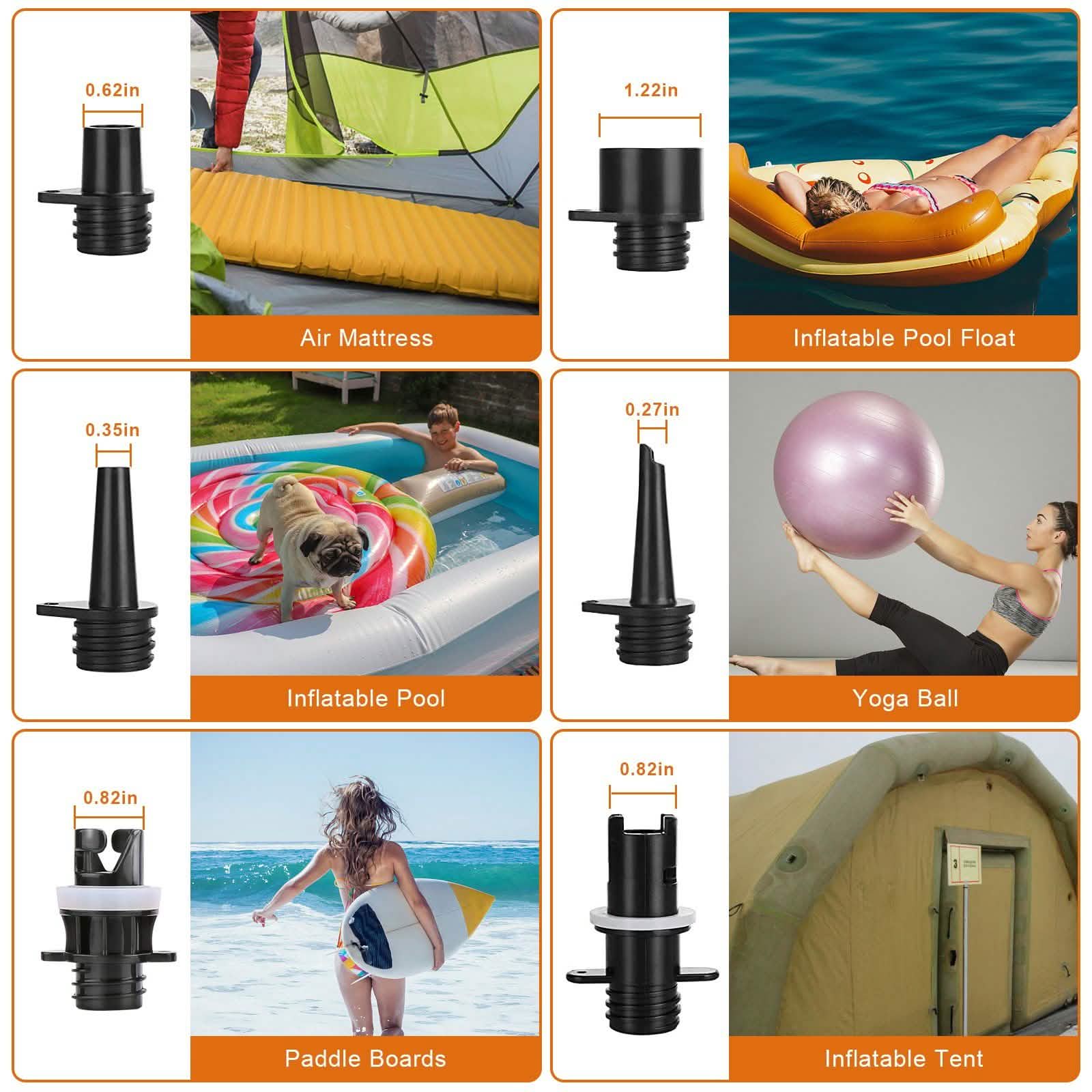 AGPtEK Electric Air Pump Digital 16PSI 12V Rechargeable SUP Electric Air Pump Compressor DailySale