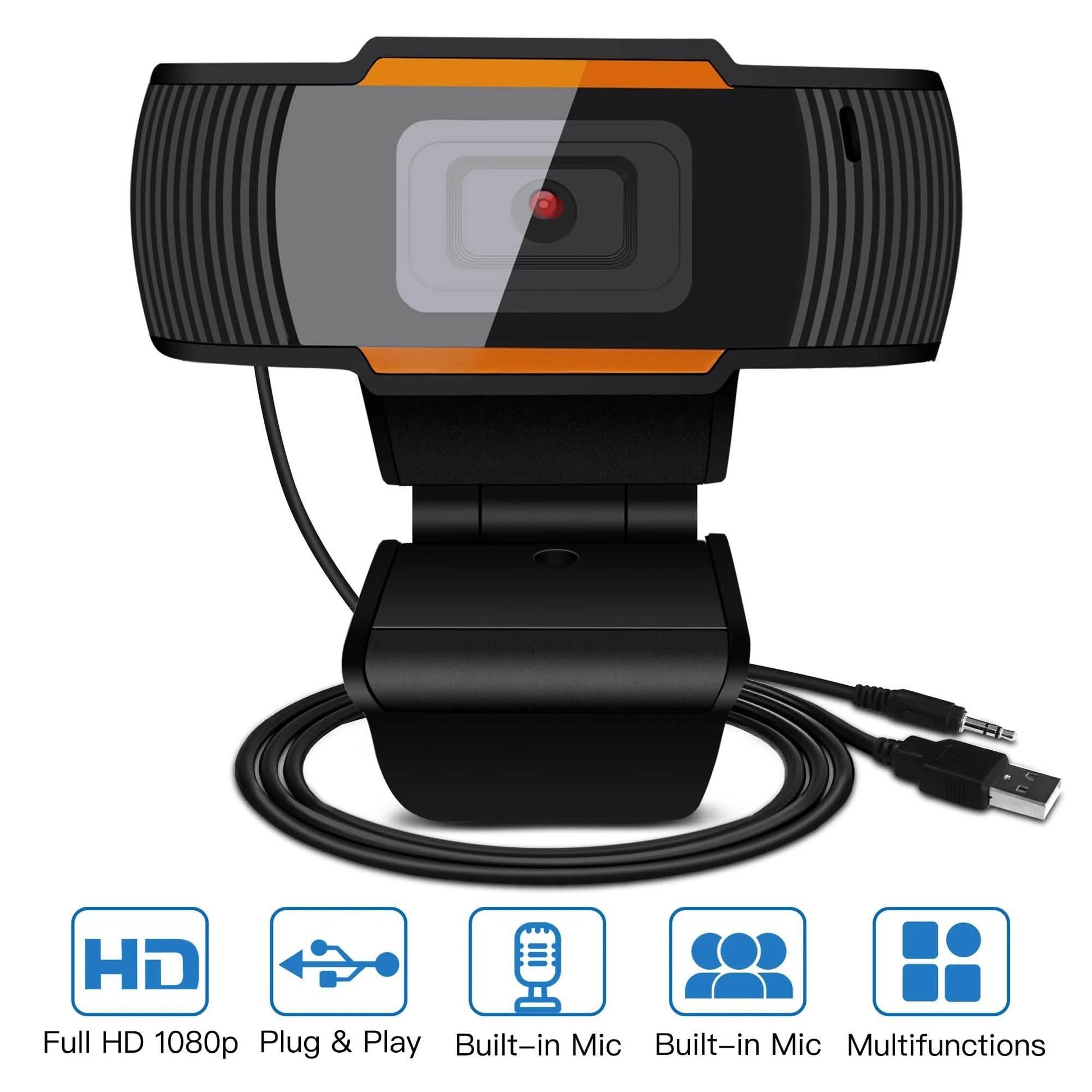 AGPTEK HD 1080P Auto Focusing Webcam with Microphone DailySale