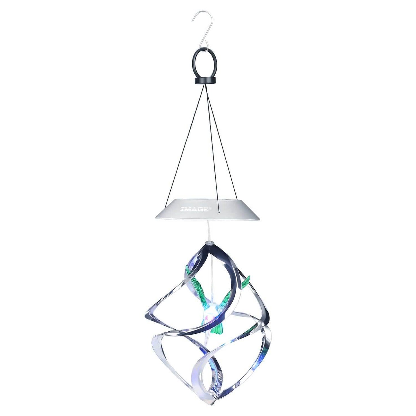 AGPtek Hummingbird Win Wind Chime Color Changing Solar Hanging Lights DailySale