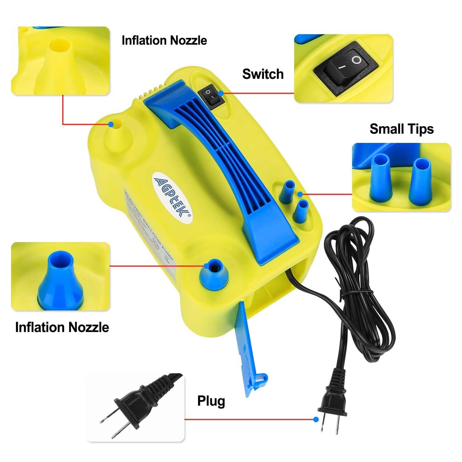 AGPtEK Portable Electric Air Balloon Pump DailySale