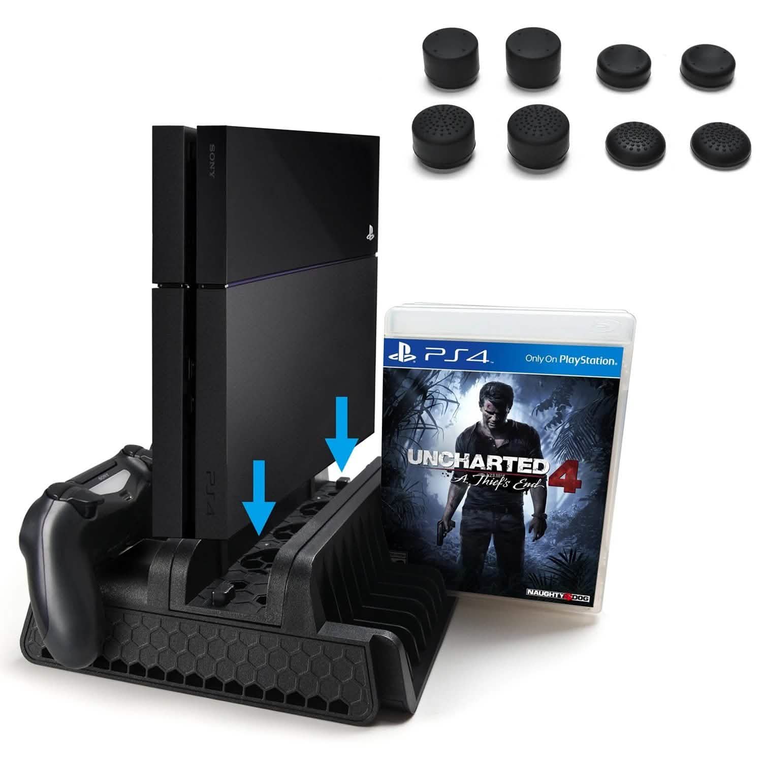 Agptek PS4 Vertical Stand with Cooling Fan DailySale