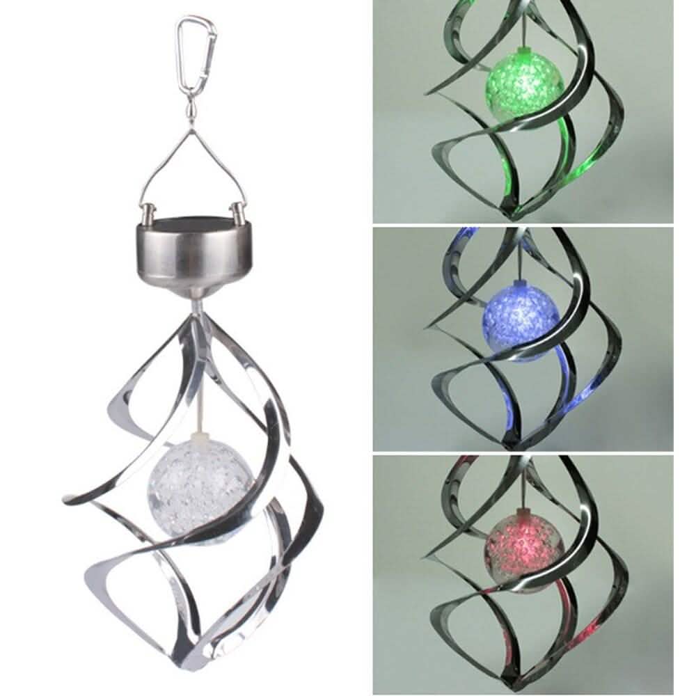 AGPtEK Solar Power LED Color Changing Wind Chime For Outdoor Garden Courtyard DailySale