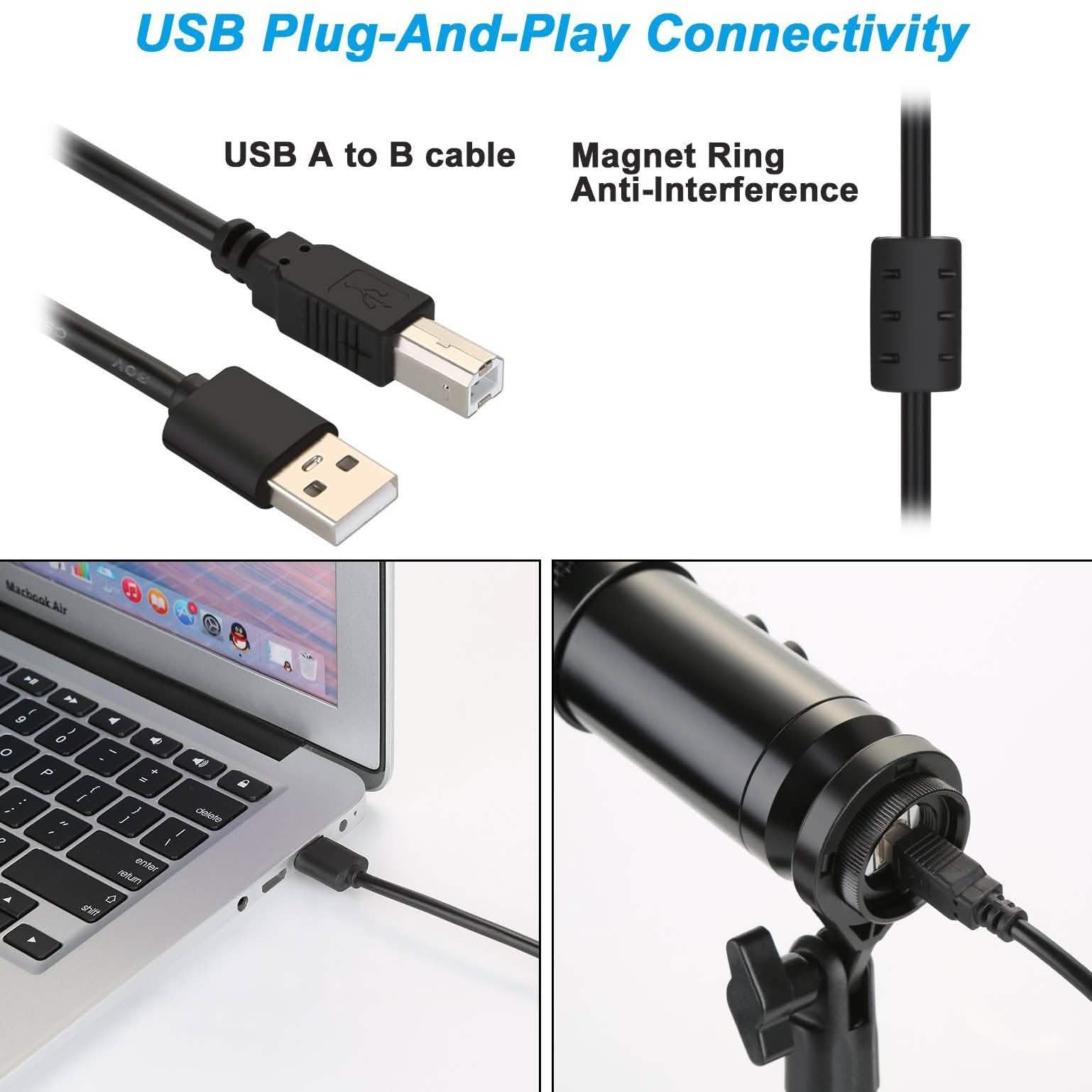 AGPtEK USB Condenser Microphone DailySale