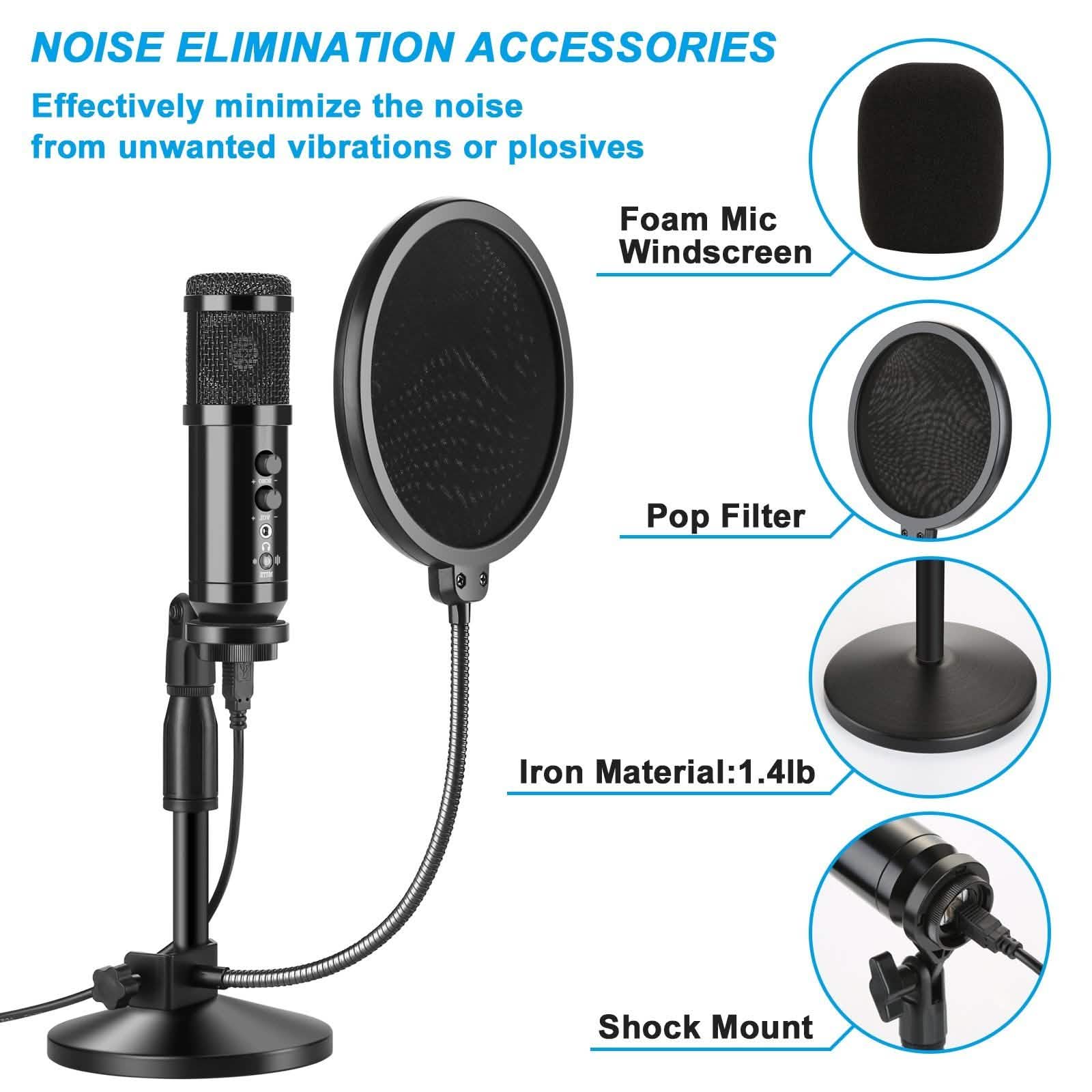 AGPtEK USB Condenser Microphone DailySale