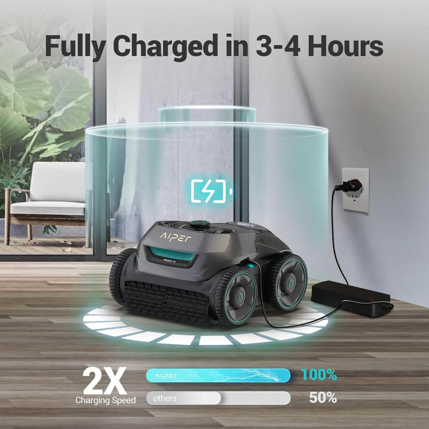 AIPER Seagull Pro Lite Cordless Robotic Pool Vacuum Cleaner (Refurbished) DailySale