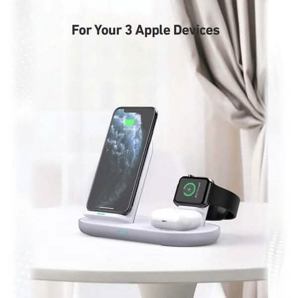 Aircore 3-in-1 Wireless Charging Station Stand DailySale