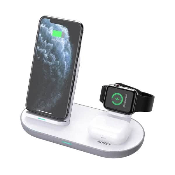 Aircore 3-in-1 Wireless Charging Station Stand DailySale