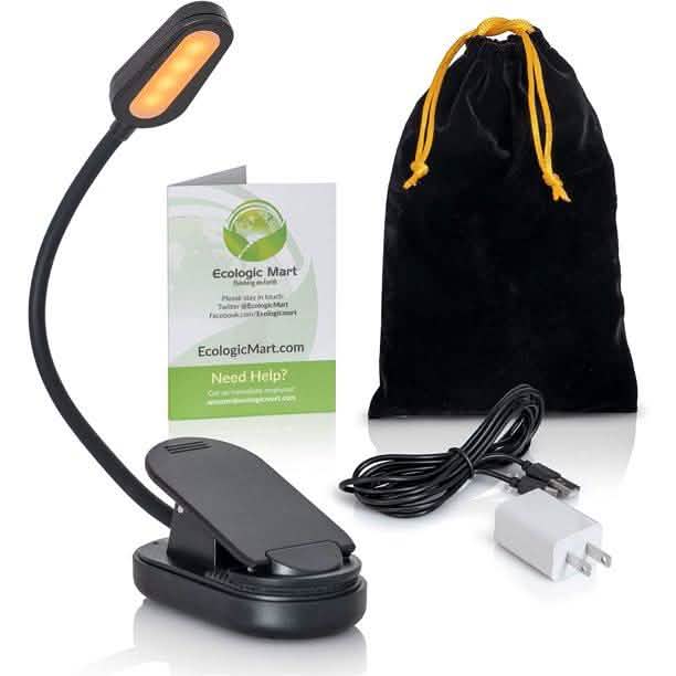 All in One Book Light Gift Set- 1600K Soft Strain-Free Reading Light DailySale