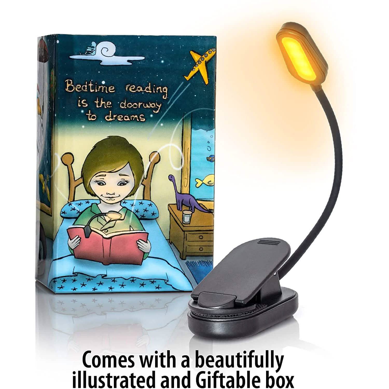 All in One Rechargeable Book Light Kit DailySale