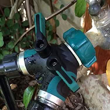 All Metal Body Garden Hose Splitter DailySale