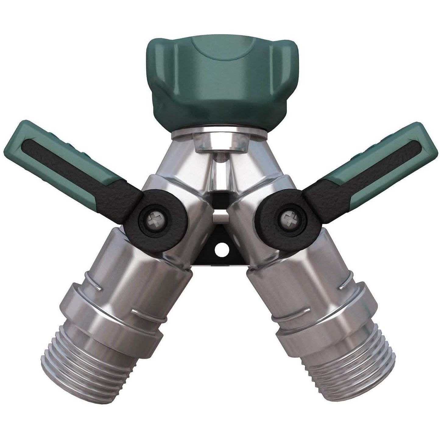 All Metal Body Garden Hose Splitter DailySale