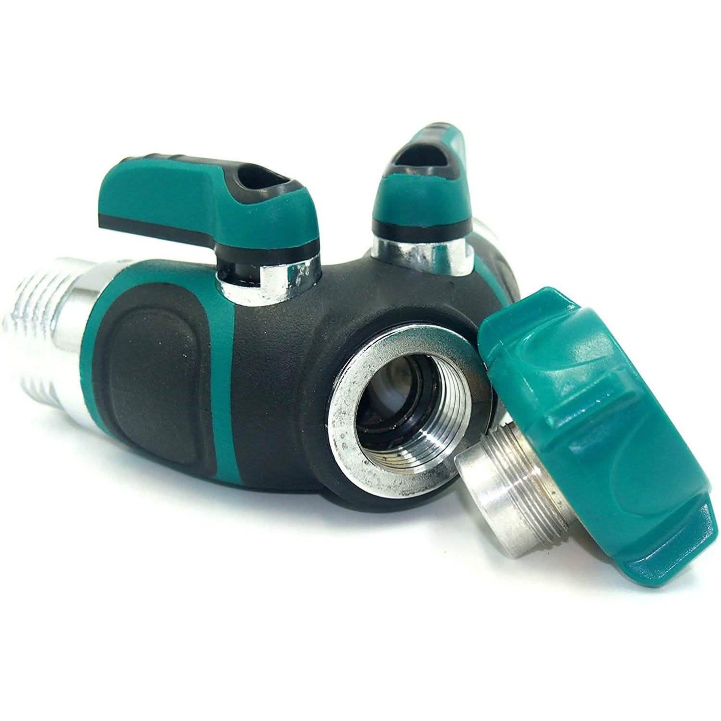 All Metal Body Garden Hose Splitter DailySale