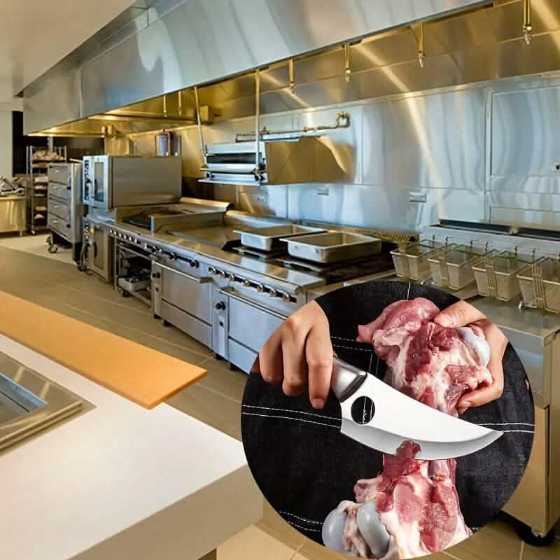 All-Steel Chef's Boning Butcher Knife DailySale