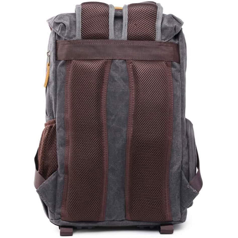 Allacki Waterproof Shock-Resistant Canvas Camera Bag Retro Style Travel Backpack DailySale