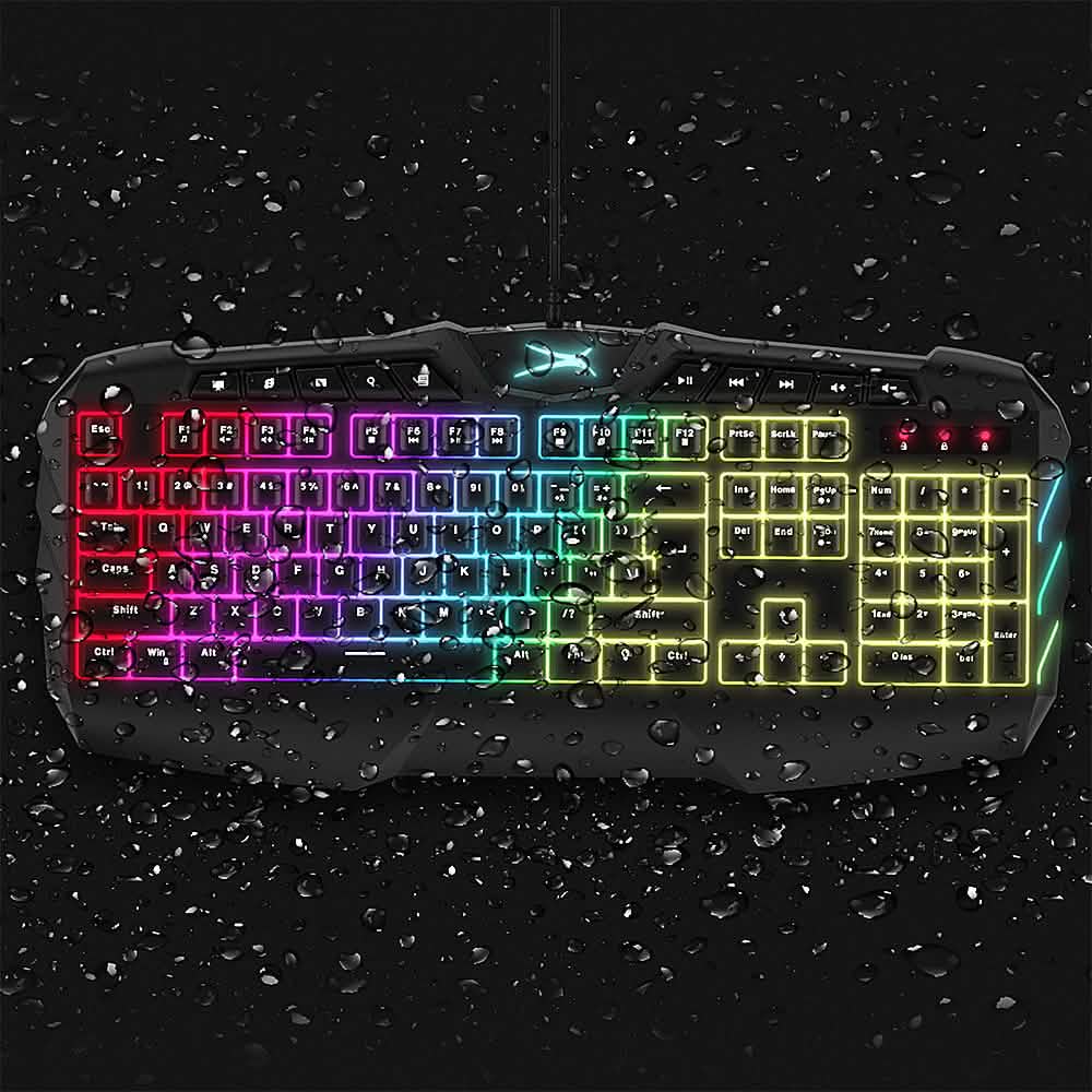 Altec Lansing - M180 Membrane RGB Gaming Keyboard - Multi-Color DailySale