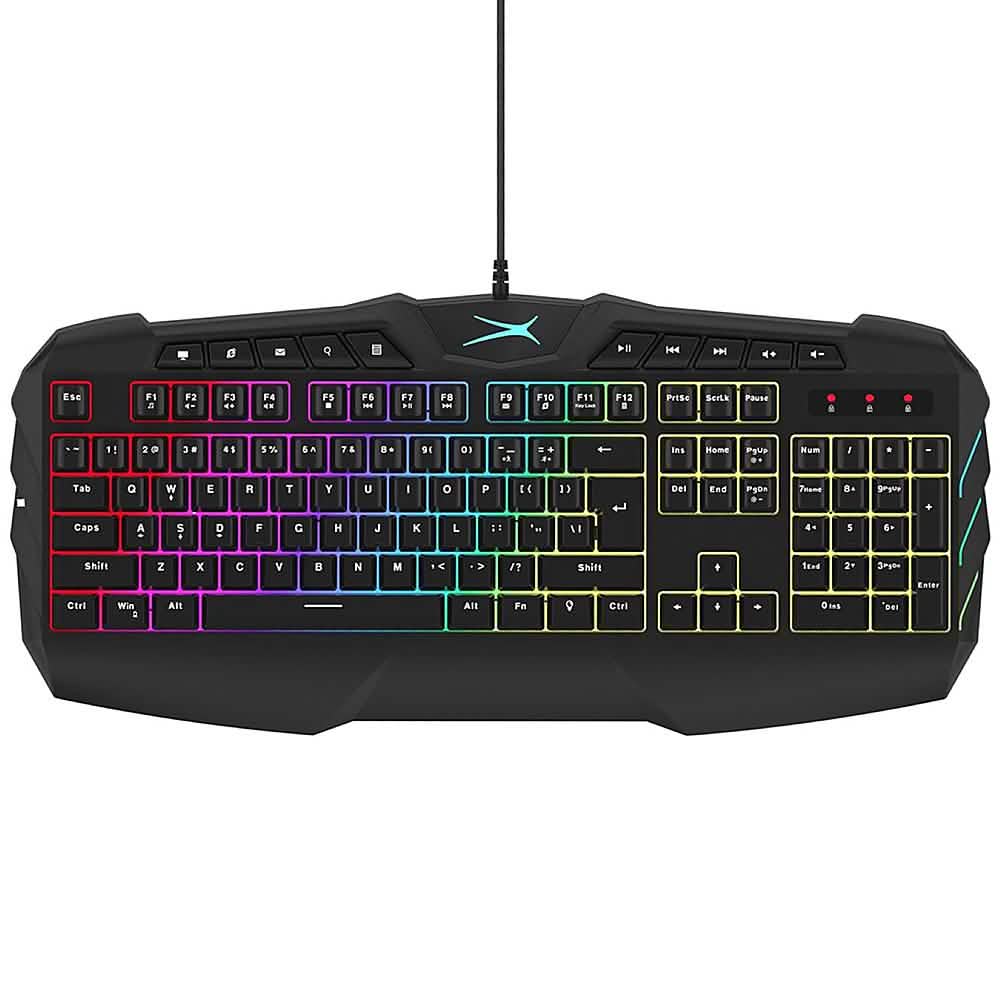 Altec Lansing - M180 Membrane RGB Gaming Keyboard - Multi-Color DailySale