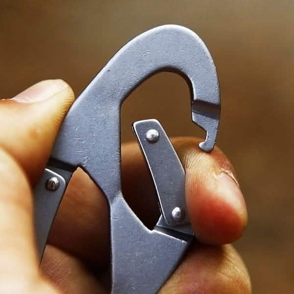 Aluminum Alloy Key Chain Ring Hook Holder Outdoor Calabash Keychain Camping DailySale