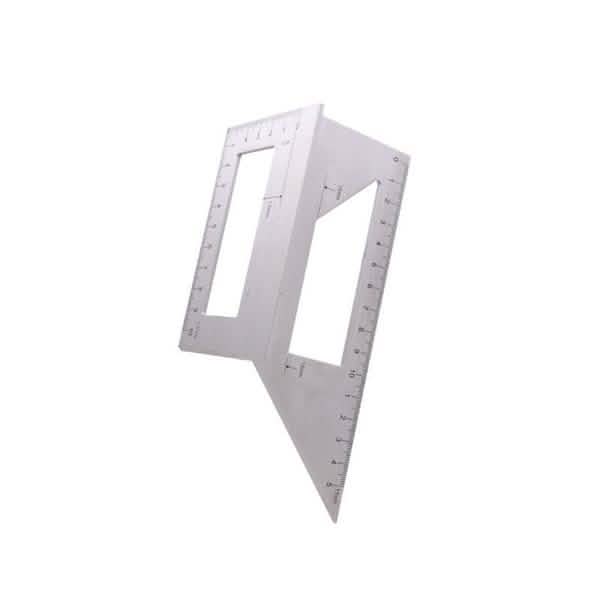 Aluminum Alloy Wooden Square Multifunction Ruler DailySale
