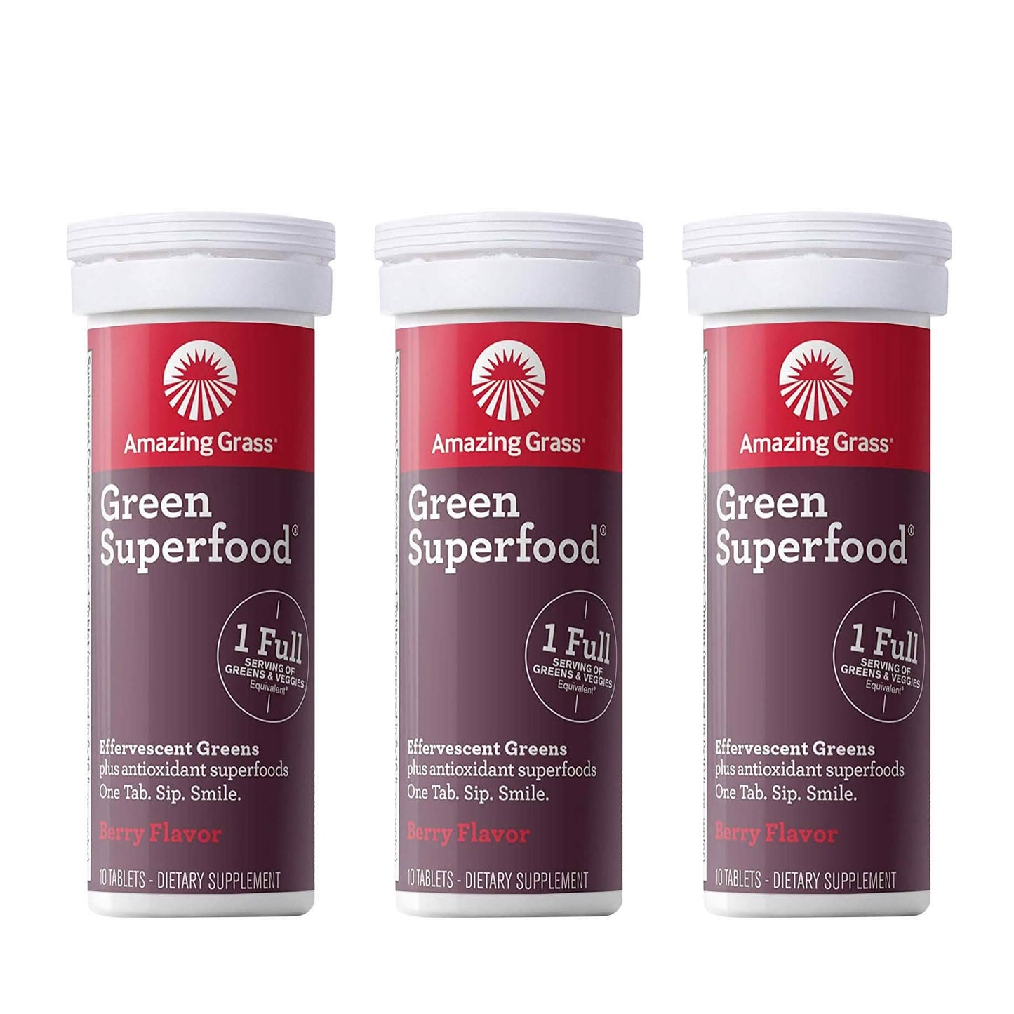 Amazing Grass Green Superfood Water Flavoring Tablet with Antioxidants and Alkalizing Greens DailySale