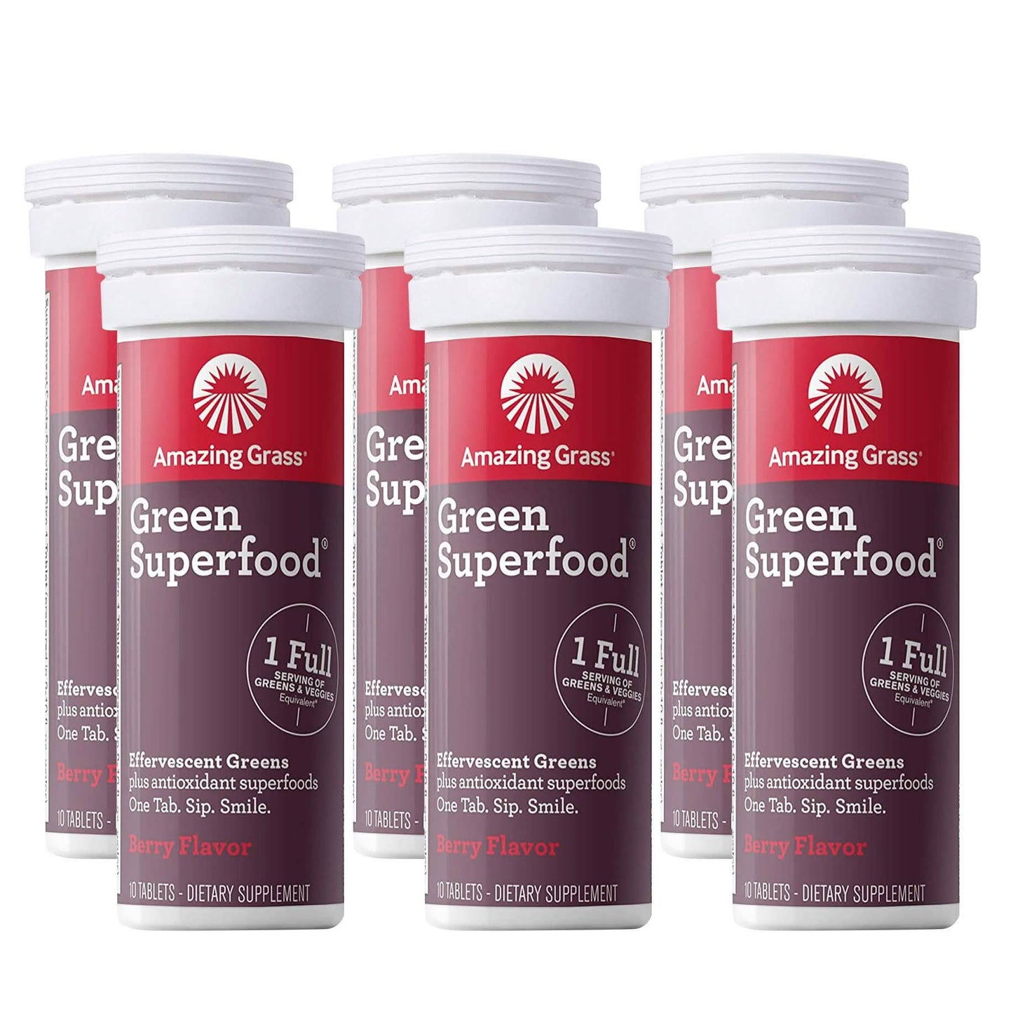 Amazing Grass Green Superfood Water Flavoring Tablet with Antioxidants and Alkalizing Greens DailySale