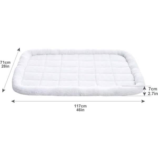 Amazon Basics Faux Sherpa Padded Bolster Pet Bed DailySale