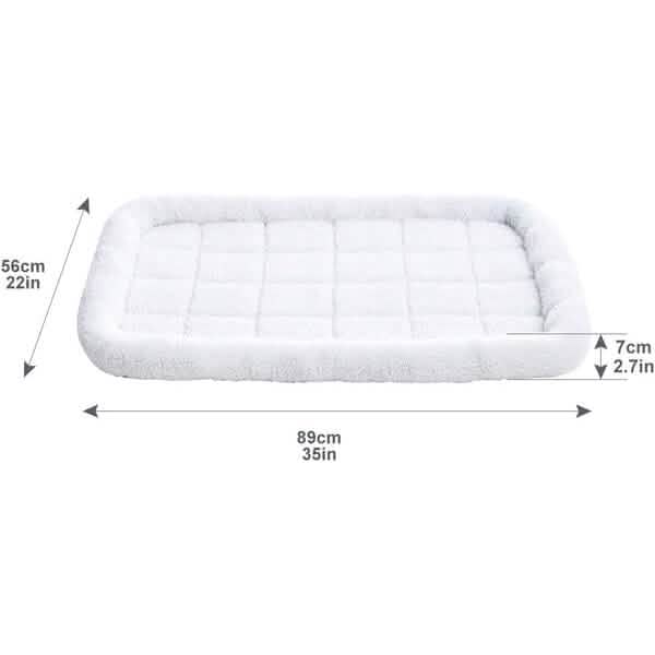 Amazon Basics Faux Sherpa Padded Bolster Pet Bed DailySale