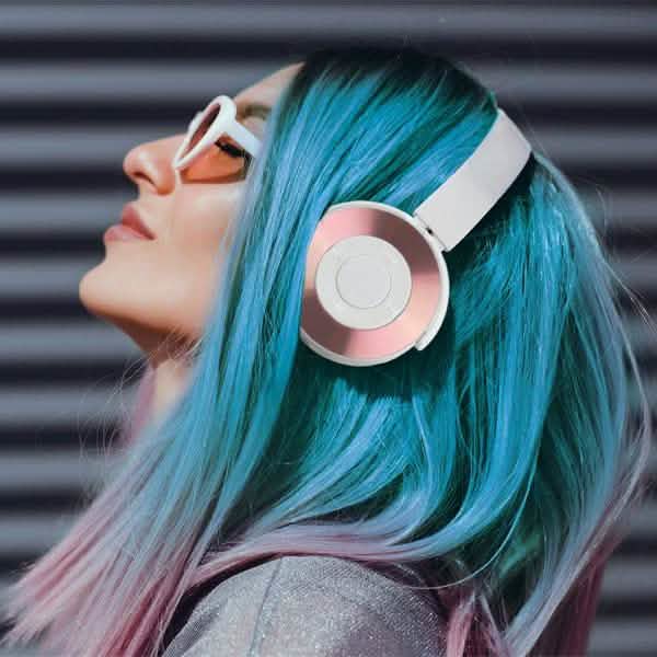 Amplify Metallic Wireless Stereo Headphones DailySale