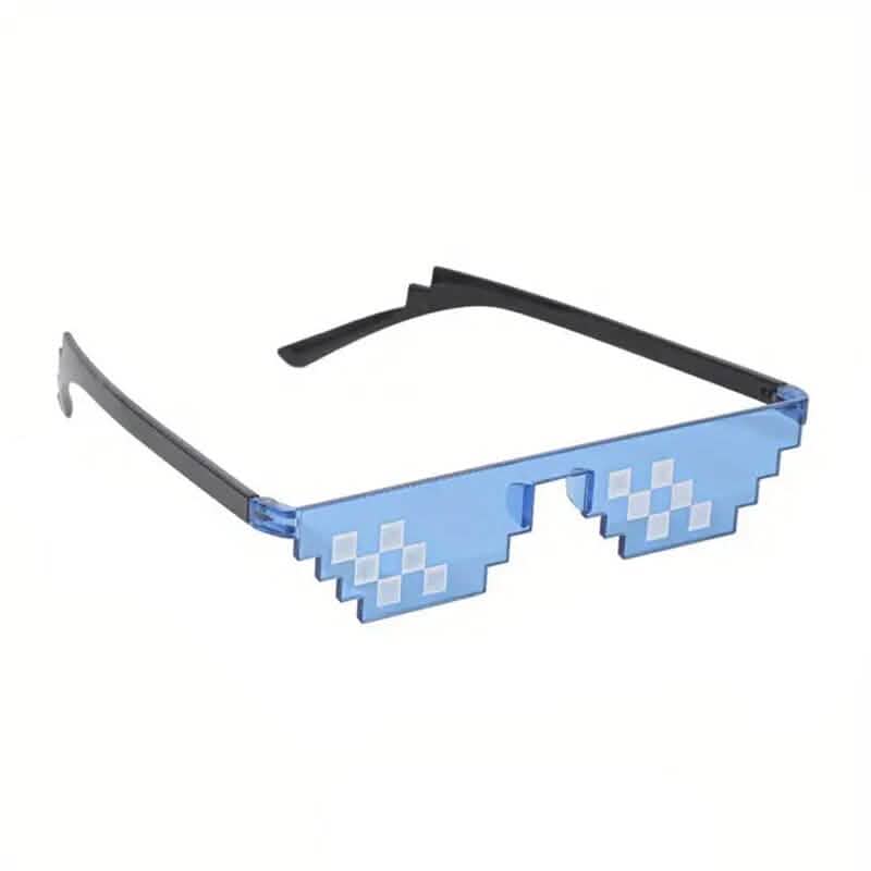 Anime Pixel Mosaic Funny Party Glasses DailySale