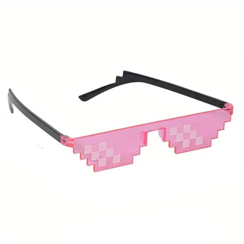 Anime Pixel Mosaic Funny Party Glasses DailySale
