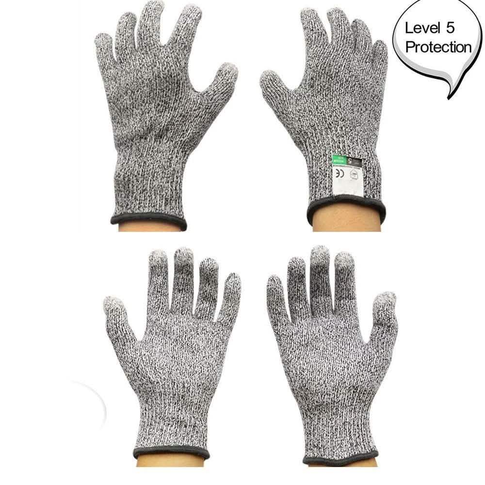 Anti-Cut Gloves 5 Grade Safety Cut Proof Stab Resistant Stainless Steel DailySale