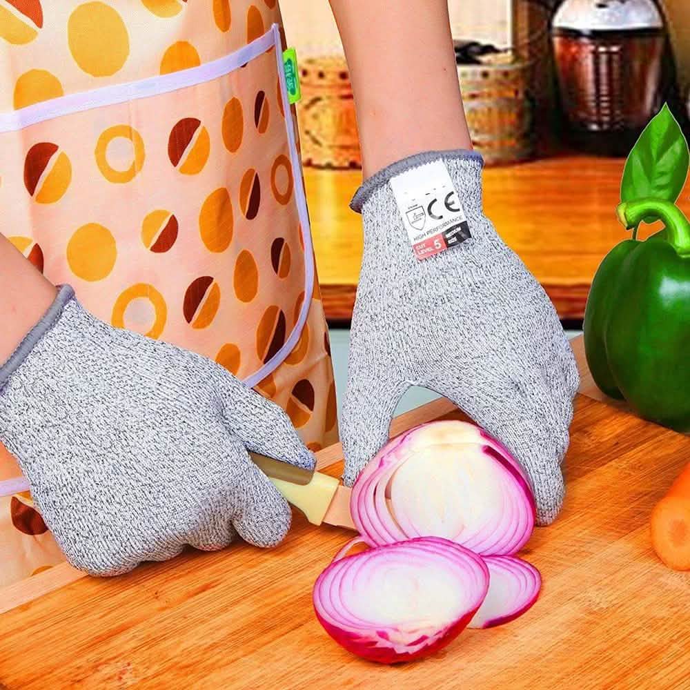Anti-Cut Gloves 5 Grade Safety Cut Proof Stab Resistant Stainless Steel DailySale