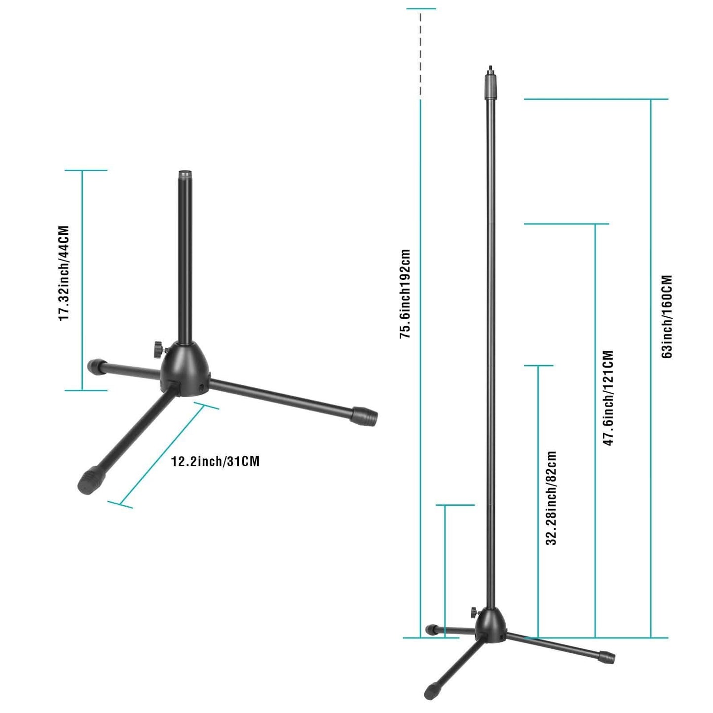 Anti-slip Tripod Condenser Microphone Stand DailySale